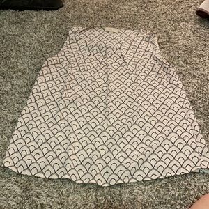 Pink scalloped tank top from Loft